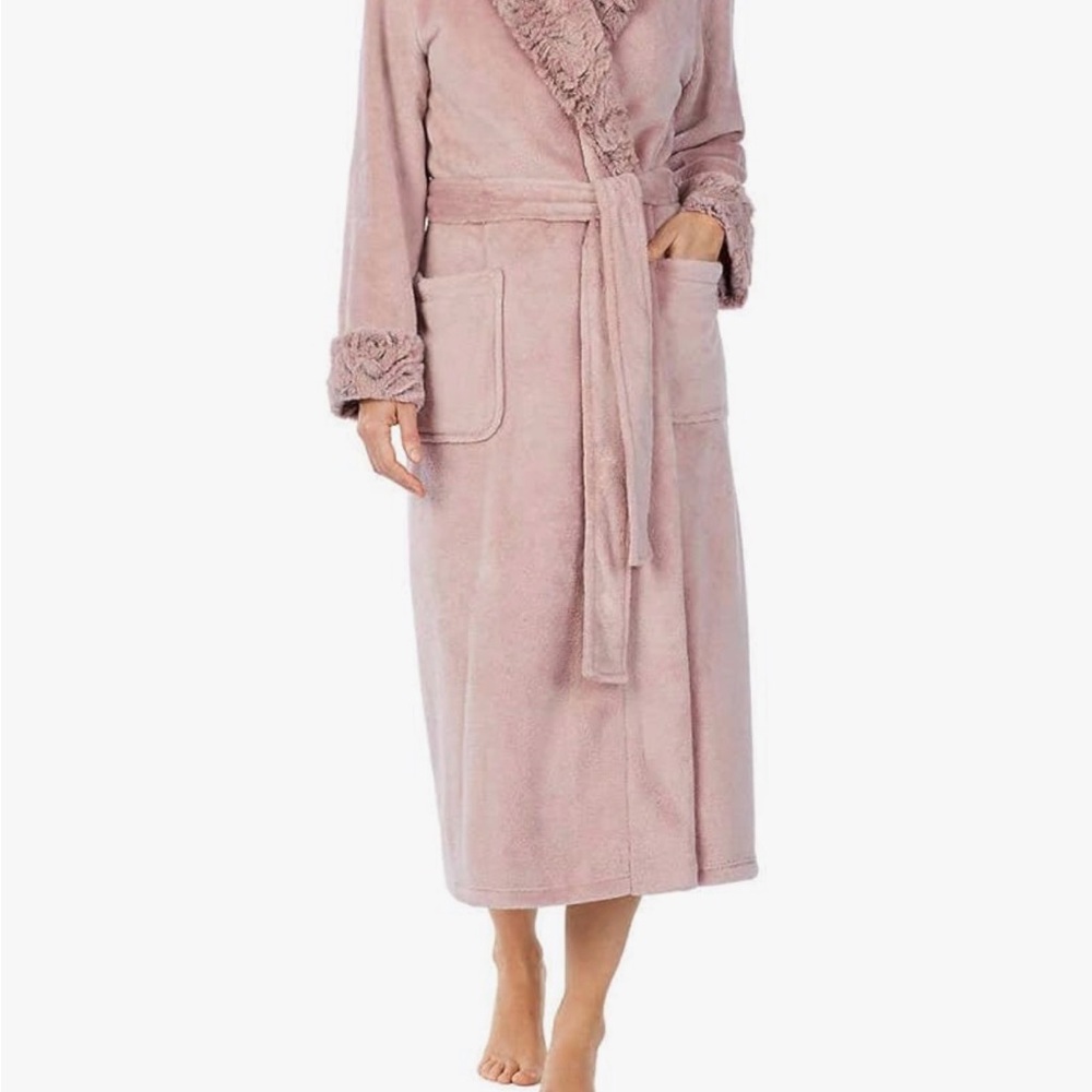 Plush Pink Robe - Picture 2 of 2